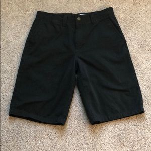 Men’s Black Freeworld pinstriped shorts